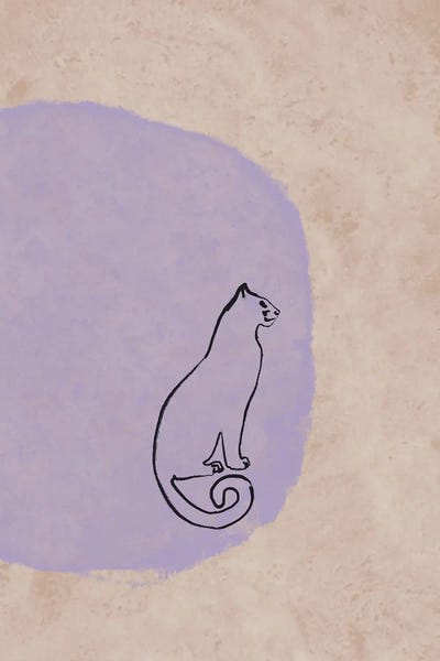 Fine Art Print: Cat III by Beate Tubach