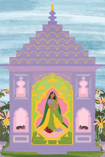 Fine Art Print: Indian Garden by Jota de jai