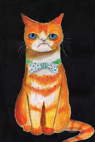 Sharyn Bursic: Sad Cat by Sharyn Bursic