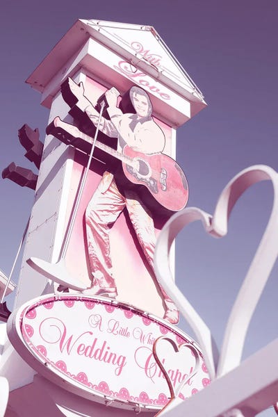 Music - Steelpix Metal Wall Art: Wedding Chappel Elvis Las Vegas by Pictufy Studio III
