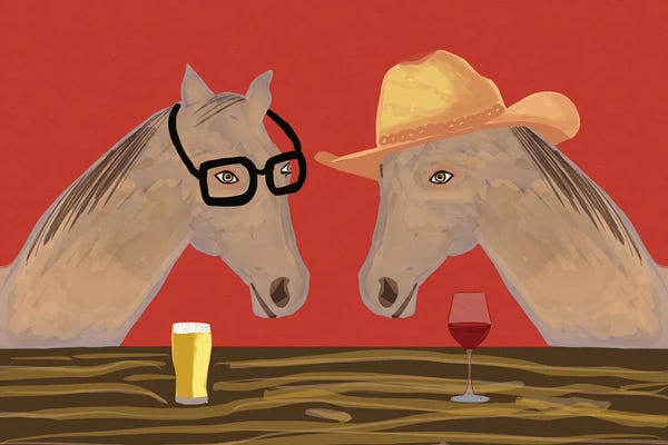 Horses At The Bar