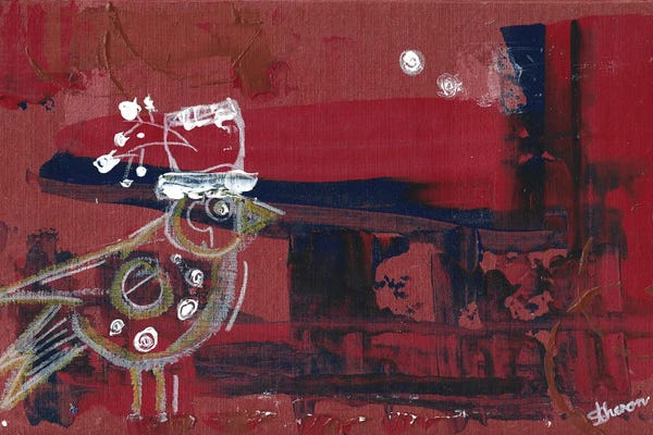 Fine Art Print: Solo Bird On A Quest by Sunet Theron