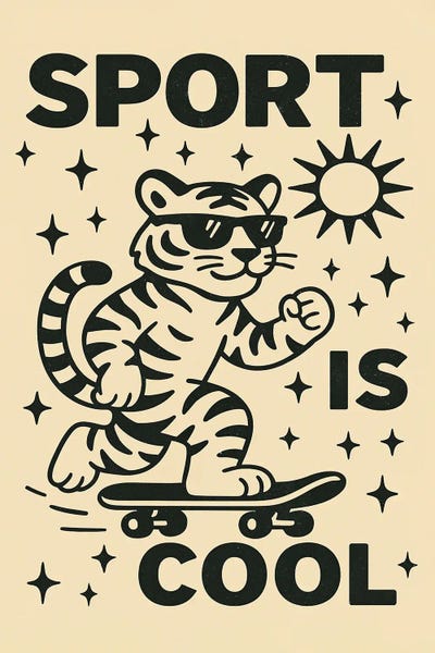 Skateboarding: Skating Tiger Vibes by Treechild