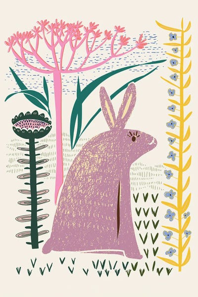 Whimsical Garden Rabbit