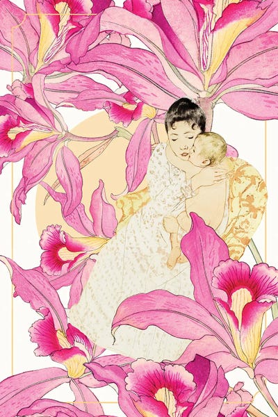 Maternal Love Pink Orchids