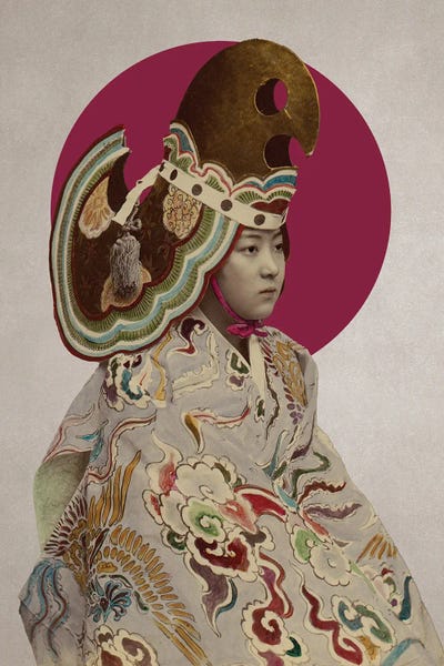 Marja Van Den: Phoenix Headdress Portrait by Marja Van Den