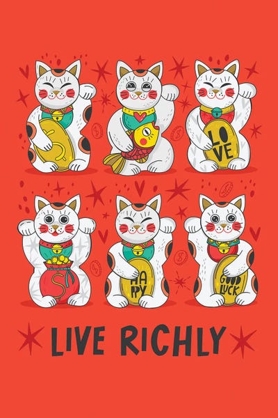 Lucky Maneki Neko Cats