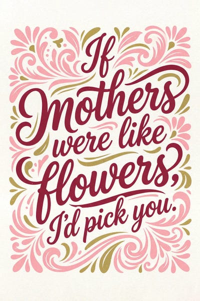 Floral Mother Quote