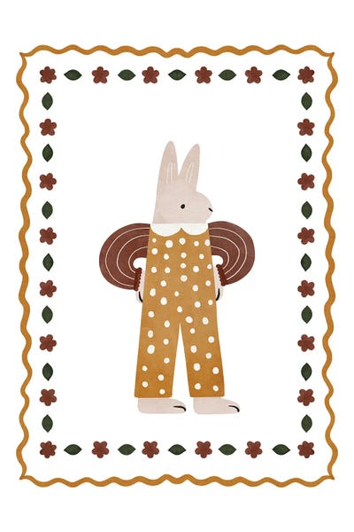 Treechild: Dotted Bunny Parade by Treechild