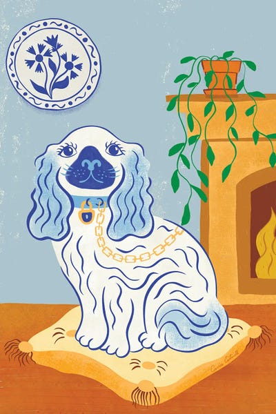 Blue Staffordshire Dog