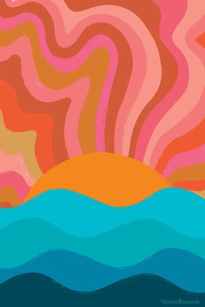 Canvas Print: Liquid Sunshine II by Carrie Cantwell - thumbnail