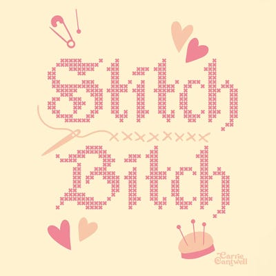 Canvas Print: Stitch Bitch by Carrie Cantwell - thumbnail