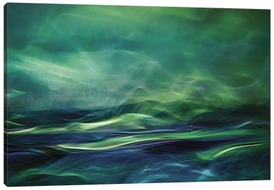 Northern Lights Canvas Art Print - Abstract Photography