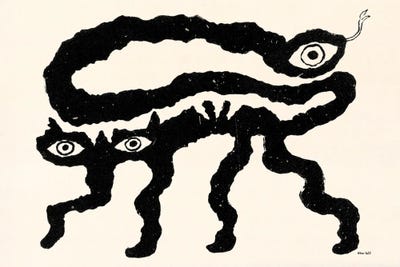 Alternative Décor - Multi Panel Prints: I Am Animals by Eden Kalif