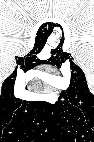 Cosmic Moon Goddess