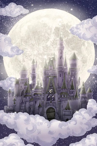 Moonlit Fantasy Castle