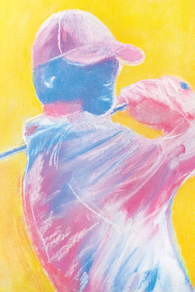 Vibrant Golf Swing