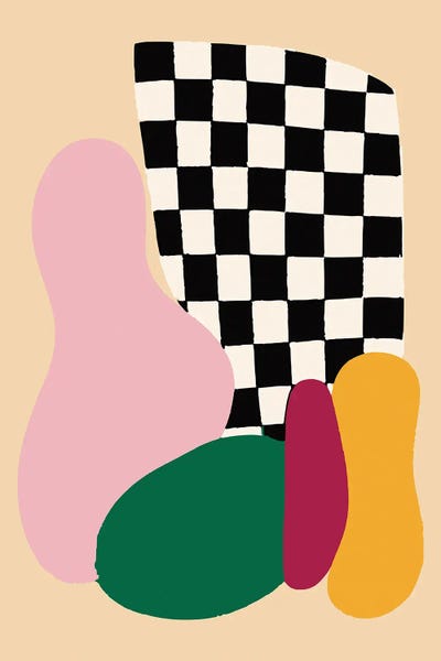 Modern Checkered Shapes