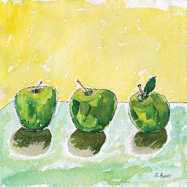 Vibrant Apple Still Life