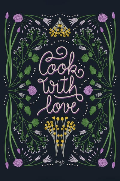 Cook With Love Art Print