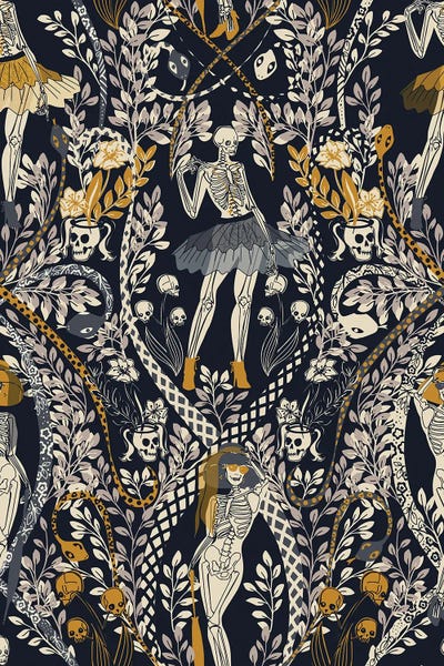 Elegant Skeleton Ballet