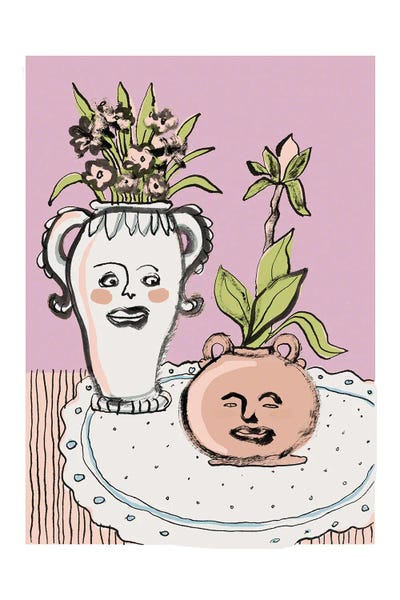 Happy Faces Flower Pots