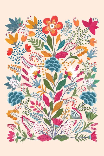 Folk Art Flower Garden