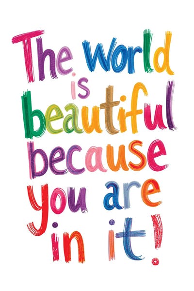 Colorful Inspirational Quote