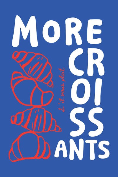 Ohkimiko - Unframed Prints: More French Croissants by Ohkimiko