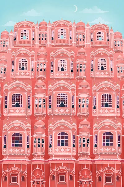 Canvas Print: Jaipur, India by Petra Lizde - thumbnail