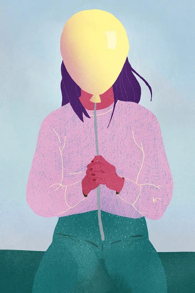 Hidden Woman Balloon