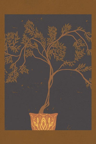 Josie George - Gallery Posters: Elegant Potted Tree by Josie George