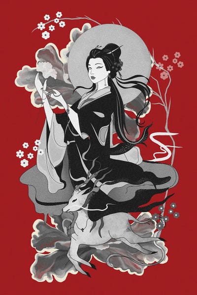 Japanese Deer Goddess