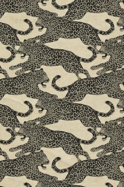 Josie George - Gallery Posters: Leaping Leopard Pattern by Josie George