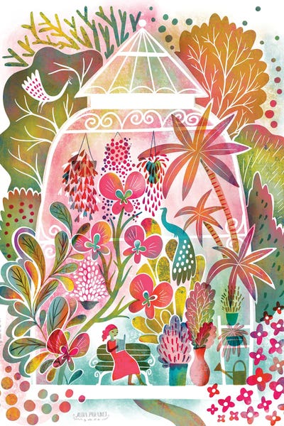 Uta Krogmann: Dreamy Botanical Greenhouse by Uta Krogmann