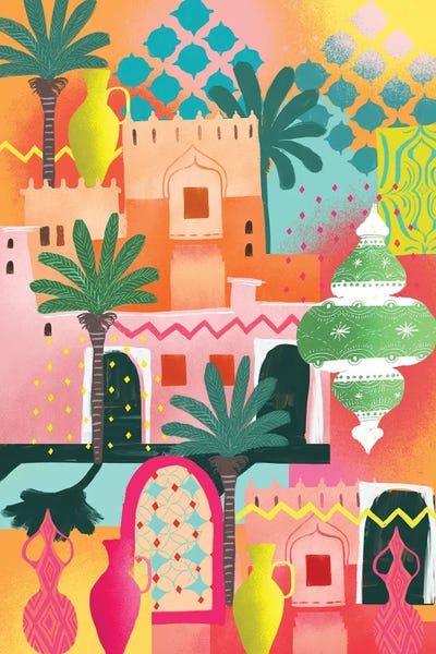 Vibrant Moroccan City