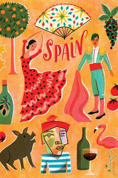 Uta Krogmann - Gallery Posters: Vibrant Spain Culture by Uta Krogmann