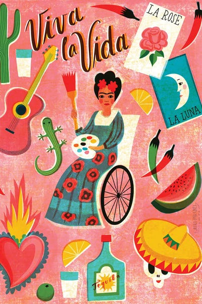 Uta Krogmann - Gallery Posters: Viva La Vida Celebration by Uta Krogmann