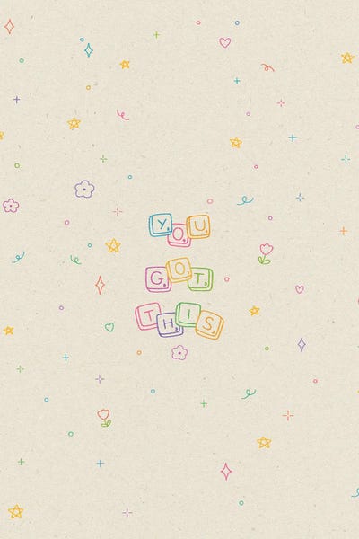Xuan Thai - Unframed Prints: You Got This Pastels by Xuan Thai