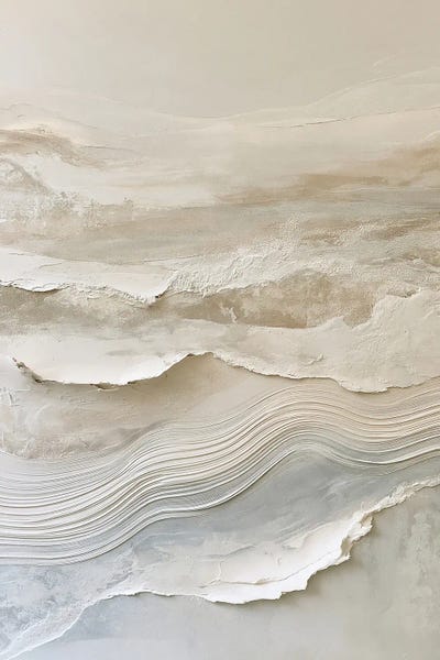 Stephanie Jeuffroy - Canvas Prints: Textured Sand Waves by Stephanie Jeuffroy
