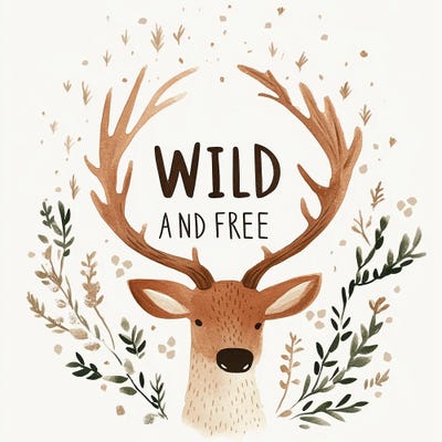 All Greens - Canvas Prints: Majestic Wanderer by Treechild