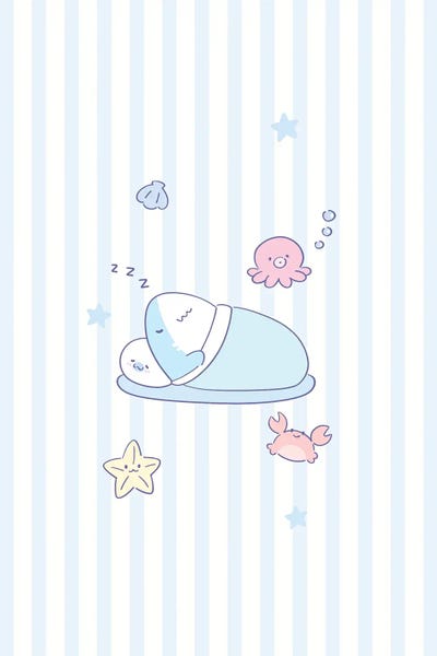All Greens - Canvas Prints: Sweet Marine Slumber by Xuan Thai