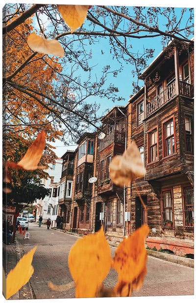 Yeniköy Street Canvas Art Print - Istanbul Art