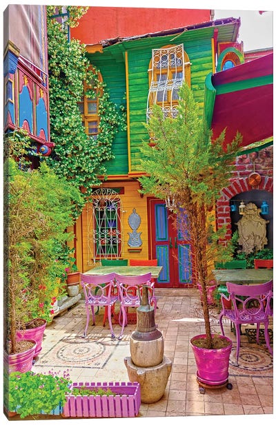 Sultanahmet Color Hotel Canvas Art Print - Istanbul Art