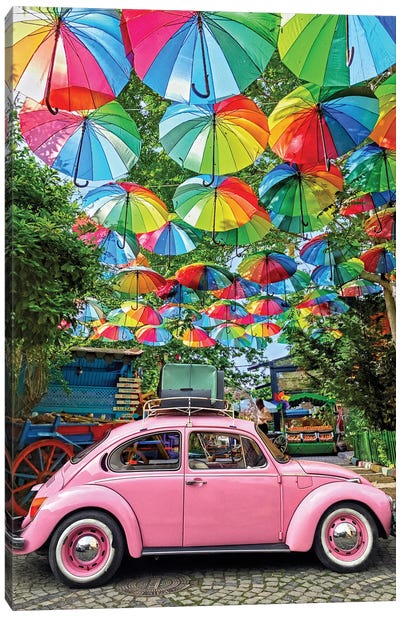 Balat Umbrella Canvas Art Print - Volkswagen