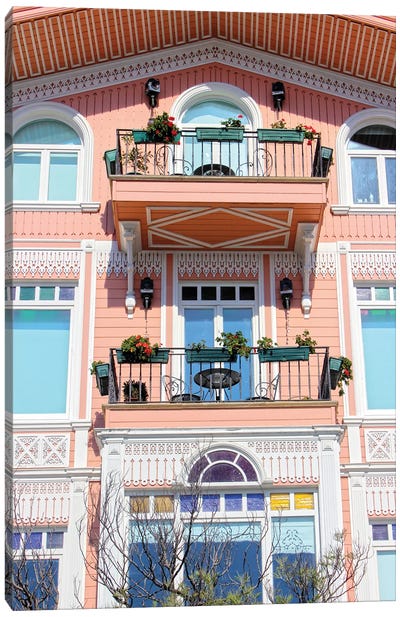 Arnavutkoy Houses Canvas Art Print - Out & About