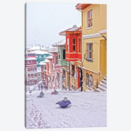 Balat Snow I Canvas Print #OZC169} by Mustafa Tayfun Özcan Canvas Artwork