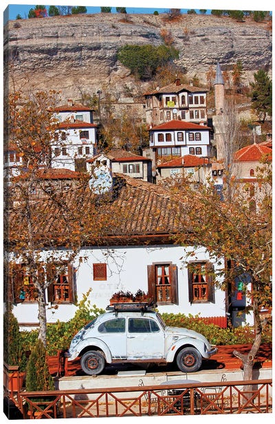 Safranbolu Car Houses Canvas Art Print - Volkswagen