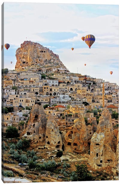 Cappadocia Ballon Canvas Art Print - Turkey Art