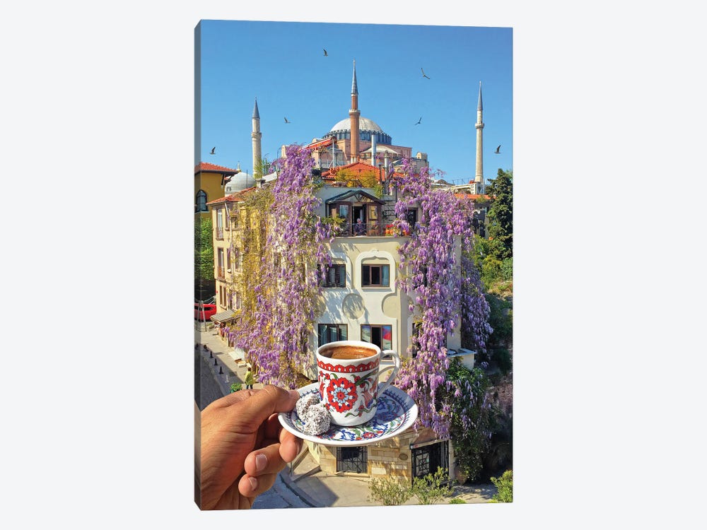 Hagia Sophia Coffee by Mustafa Tayfun Özcan 1-piece Canvas Artwork
